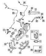 57009262AA - Emission Controls: Diesel Exhaust Fluid Tank for Mopar Image