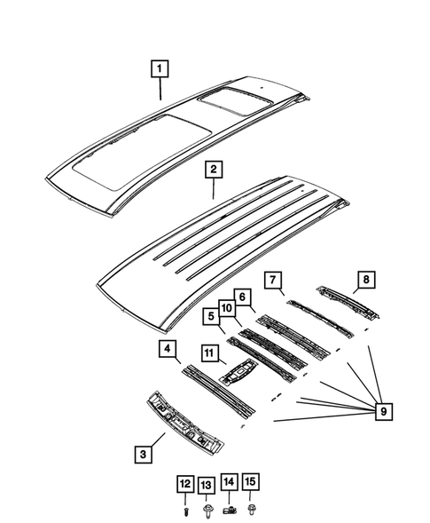 Roof for 2025 Chrysler Pacifica #0