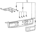 5977922 - Electrical: Backup Lamp Assembly for Buick: LeSabre Image