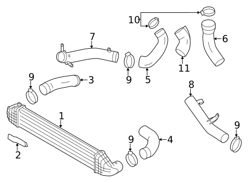 Intercooler for 2015 Volvo S80 #0