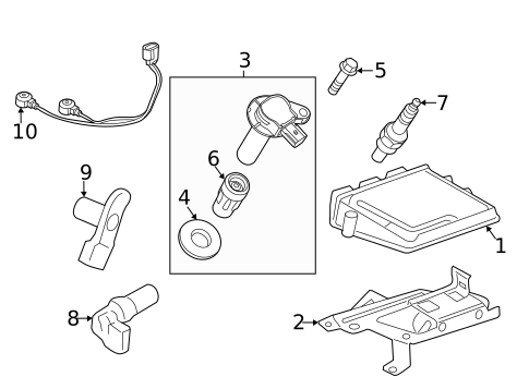 Secondary Ignition for 2008 Lincoln MKZ #0