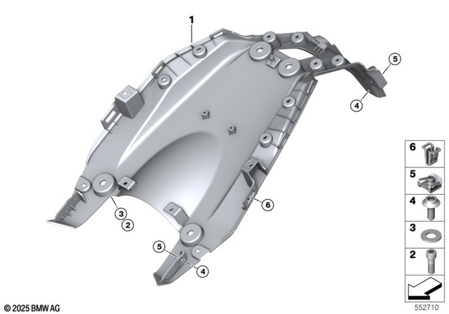 33358522751 - Frame and Mounting Parts: Washer - 8-200 Hv-ZNNIV for BMW-Motorrad Image