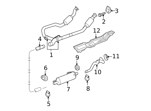 Mufflers for 2011 Ram 1500 #0