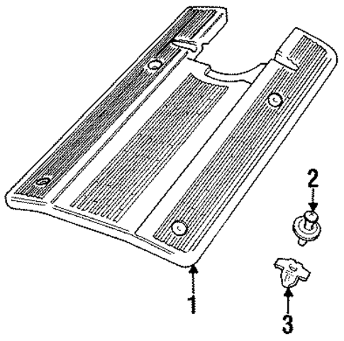 Engine Appearance Cover for 1996 Jaguar XJ12 #0