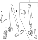 85642062 - Electrical: Outer Belt Assembly for Chevrolet: Silverado EV | GMC: Sierra EV Image