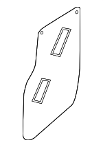 83392A9000 - Body: Water Deflector for Kia: Sedona Image