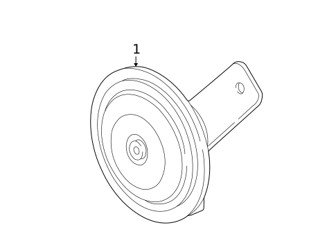 Horn for 2004 Honda CR-V #0
