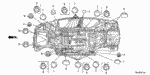 90830SNA003 - Interior/Bumper: GROMMET (30MM) for Honda Image