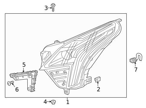Headlamp Components for 2014 Cadillac ATS #14