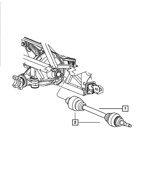 Rear Axle Shafts for 2009 Dodge Viper #0