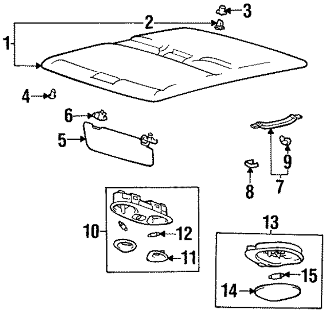 9280029200FY - : Map Lamp Assembly for Hyundai Image