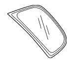 878102F210 - Body: Quarter Glass for Kia Image