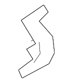 9Y0821578 - Body: Upper Rail Filler for Porsche: Cayenne Image