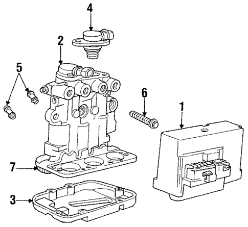 ABS Components for 1992 Buick Skylark #0