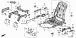 81198SHJA02ZF - Interior/Bumper: COVER, RR. RAIL (OUTER) *NH607L* (SWS) (DARK GRAY) for Honda Image