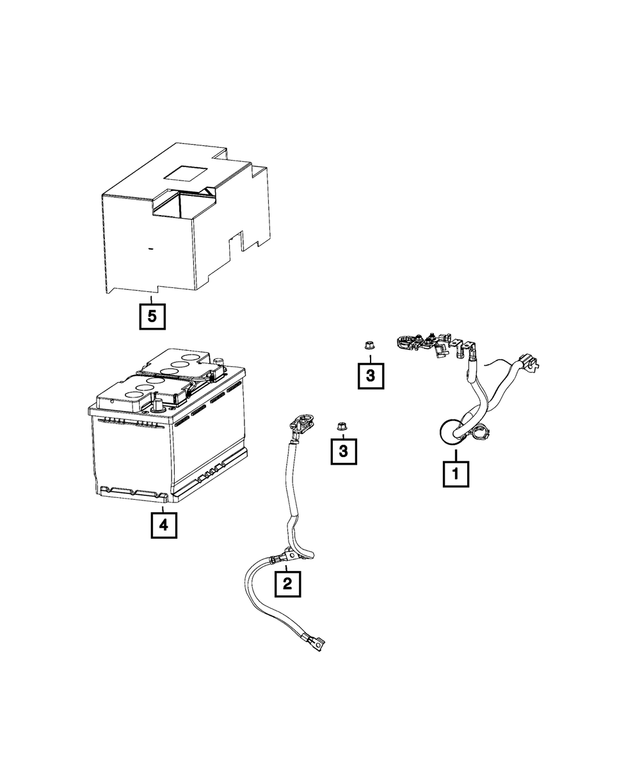 56029785AB - Electrical: Battery Shield for Mopar Image image