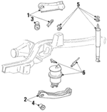 E4LY5A649A - Suspension: Suspension Control Arm for Lincoln: Continental, Mark VII, Town Car Image