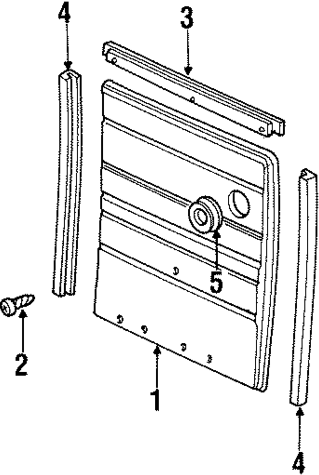 15651581 - Body: Door Trim Panel for GM Image