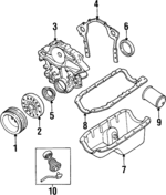 F6DZ6582EC - Engine: Valve Cover for Ford: Taurus | Mercury: Sable Image