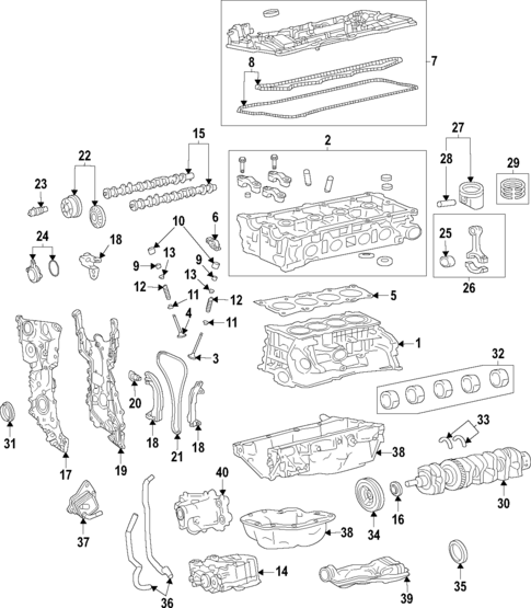 Oil Pump for 2024 Toyota Tacoma #0