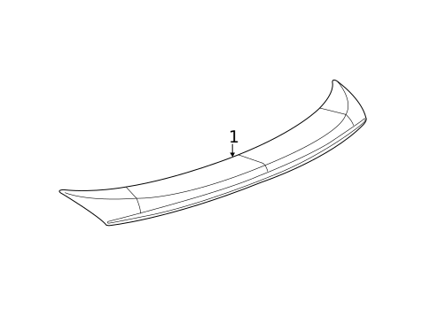 Spoiler for 2010 Saab 9-5 #0