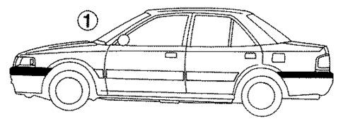 Stripe Tape for 1994 Mazda Protege #0