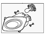 68656417AA - Electrical: Fog Lamp Assembly for Mopar Image