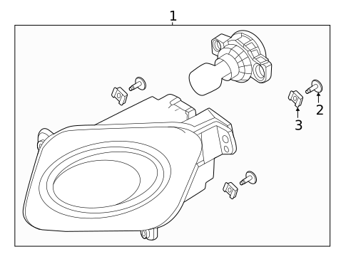 Fog Lamps for 2024 Fiat 500E #0