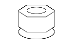 6106987AA - Steering: Outer Tie Rod Nut for Mopar Image