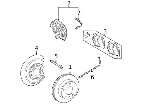 Brake Hydraulics for 2005 Mercedes-Benz G55 AMG #0