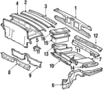 1076400371 - Body: Panel for Mercedes-Benz Image
