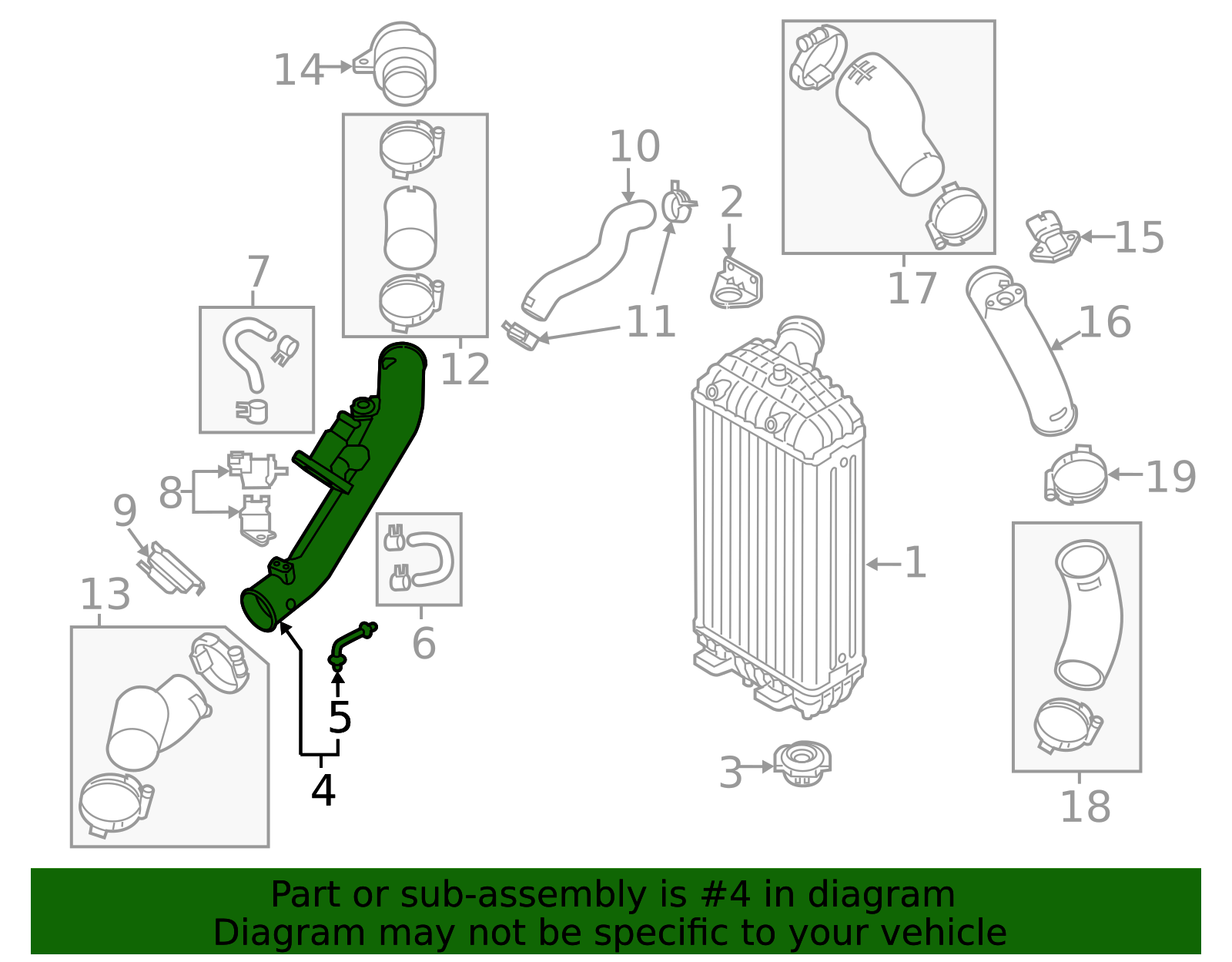28282-2GTA1 - High-Quality Inter-Cooler Hose for 2017-2020 Hyundai ...