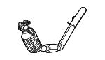 68281699AH - Exhaust: Converter &amp; Pipe for Jeep: Wrangler Image