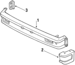 7171082C11 - Body: Face Bar for Suzuki Image