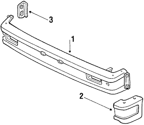 Bumper Assembly for 1988 Suzuki Samurai #0