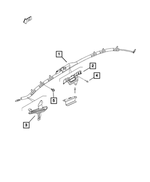 68461922AA - Restraints: Side Curtain Air Bag, Right for Fiat: 500X Image