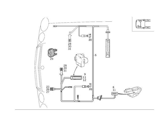 15450503 - Electrical Equipment and Instruments: Cap for Mercedes-Benz Image image