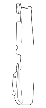 3L3Z18313A93AAA - Body: Hinge Cover for Ford: F-150, F-150 Heritage, F-250 Image