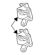 F65Z1826800AF - Body: Hinge for Ford: F-150, F-150 Heritage, F-250 Image