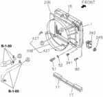 8970381310 - : Clip, Fan Guide for Honda Image
