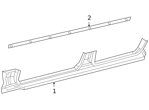 Rocker Panel for 2008 Chrysler Aspen #0