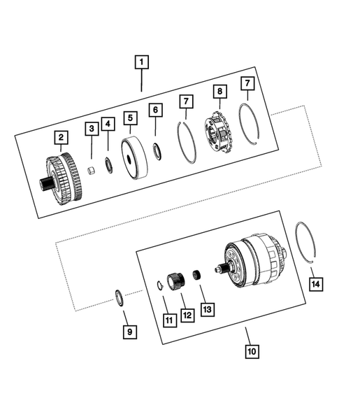 Gear Train for 2012 Chrysler 200 #1