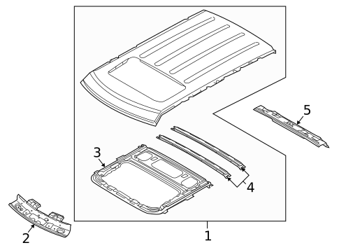 Roof & Components for 2011 Kia Soul #0