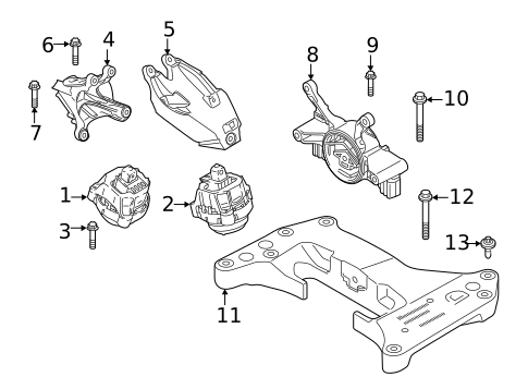 Engine & Trans Mounting for 2023 BMW M4 #0