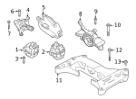 7119904514 - : Motor Mount Bolt for BMW Image