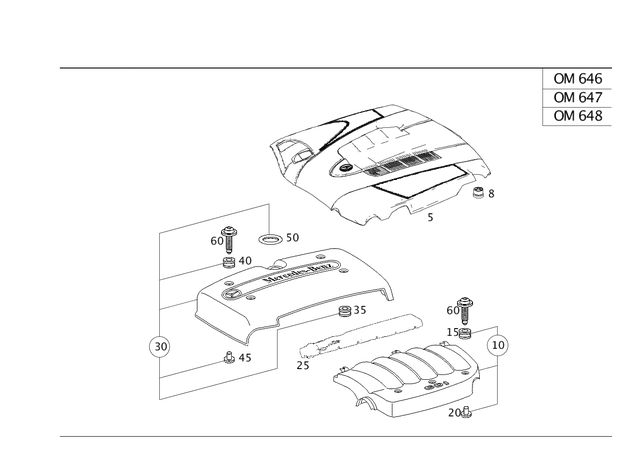 9931725 - Chassis Sheet Metal/Air Intake: Tension Spring for Mercedes-Benz: C230, C240, C280, C320, C350, C55 AMG, E320, E500, E55 AMG Image image
