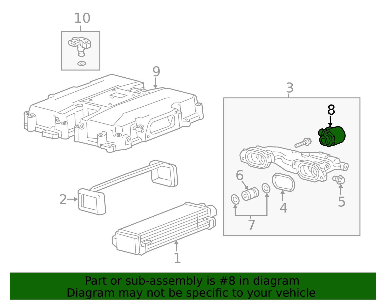 2014-2026 Cadillac Fitting (Replaeces Part Number 12652321) 12686826 GM ...