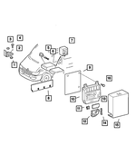 5120249AA - Electrical: Wiring Harness Retainer for Mopar Image