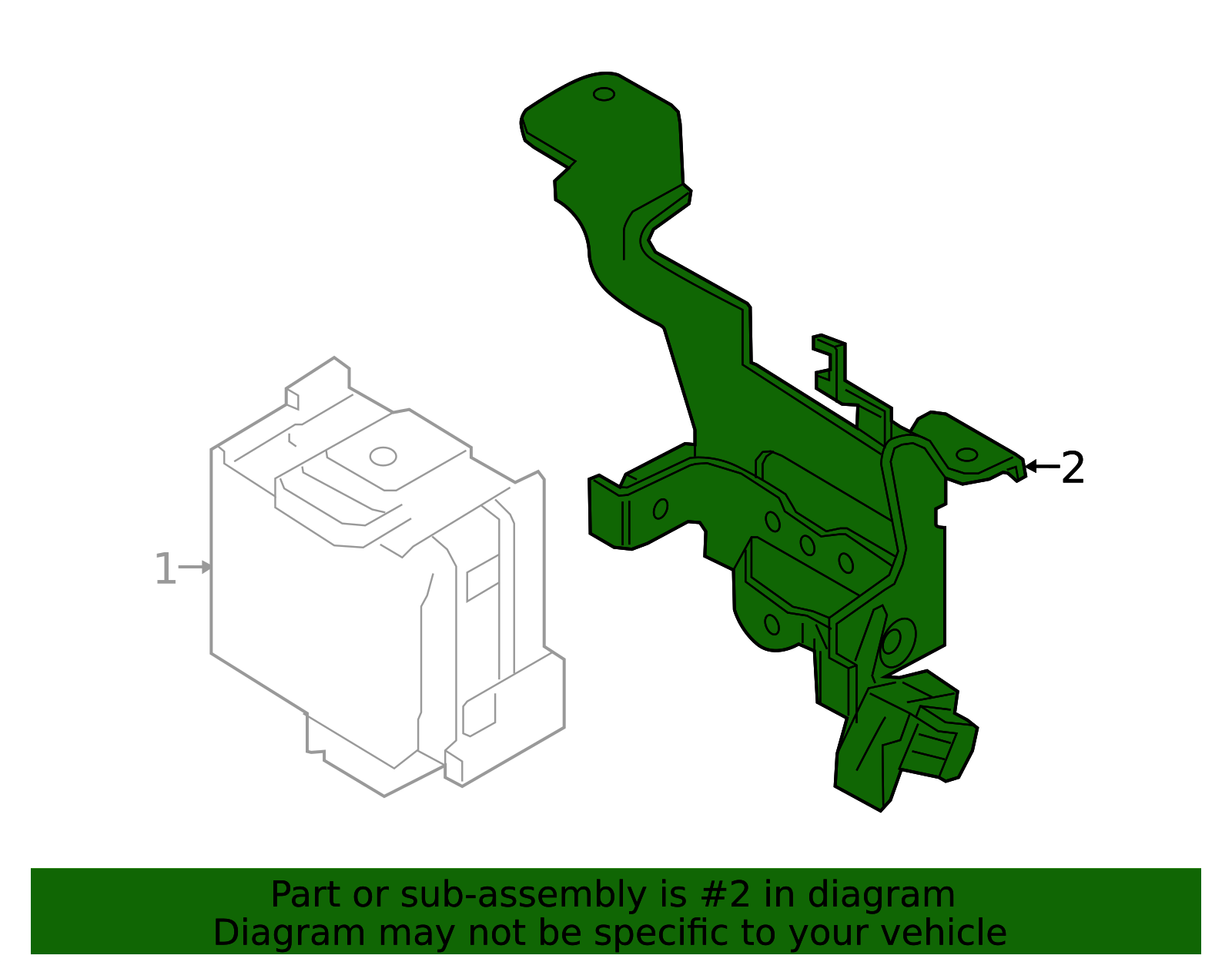Front Radar Mount Distance Sensor Bracket For Nissan Altima 2020-2023 | OEM 28452-6CA2A