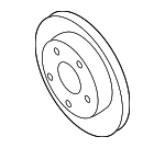 1771030 - Brakes: ACDelcoâ„¢ Rotor for Chevrolet: Captiva Sport, Equinox | Pontiac: Torrent | Saturn: Vue Image